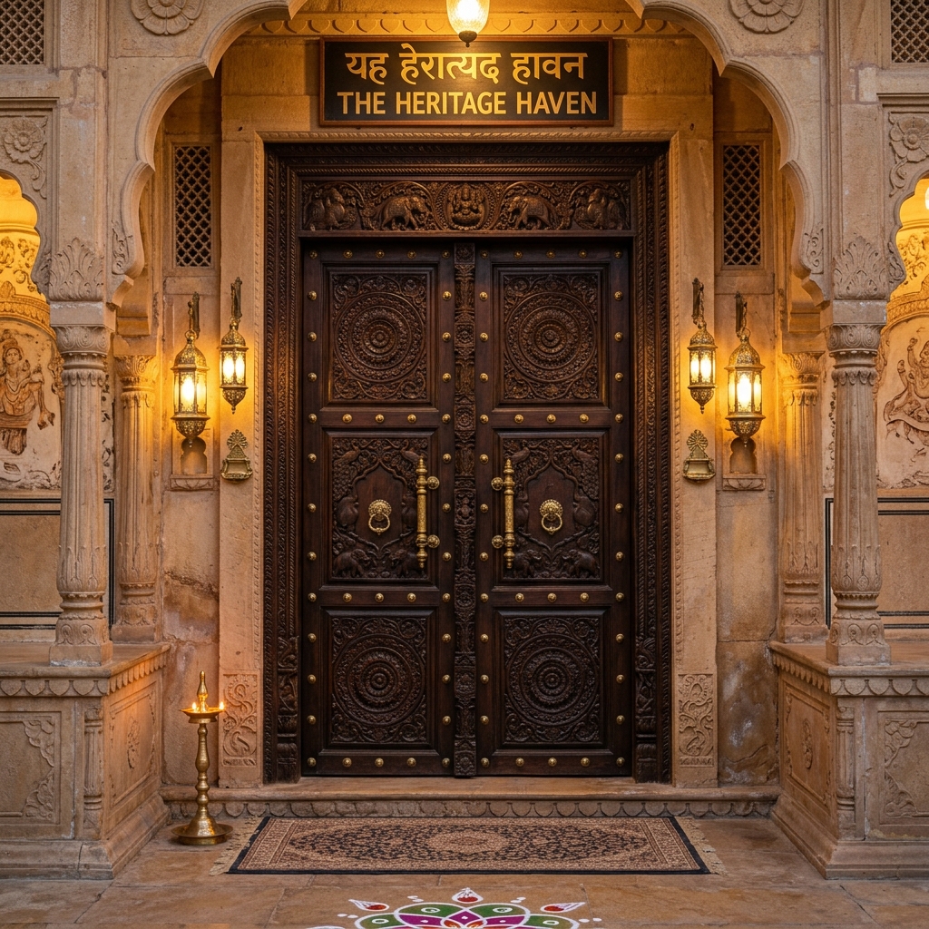 Sri Chakra Door Design